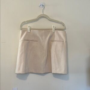 Chelsea28 Cream Mod Mini Skirt